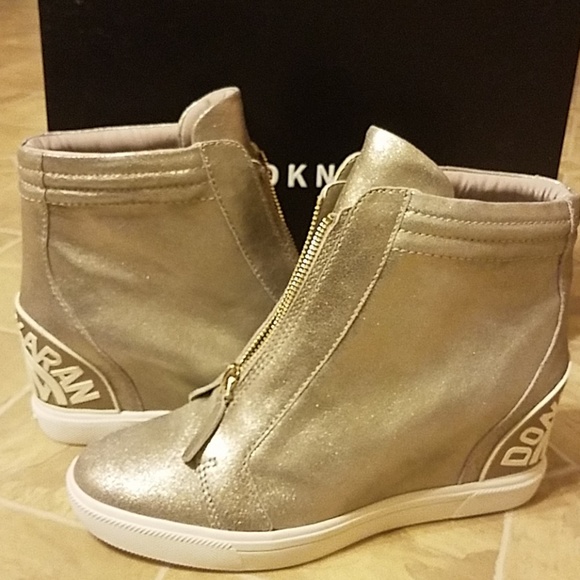 Donna Karan Wedge Sneakers - Picture 2 of 5